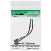 InLine PWM fan power y-cable, 4pin. 1M/2F, 0.15m