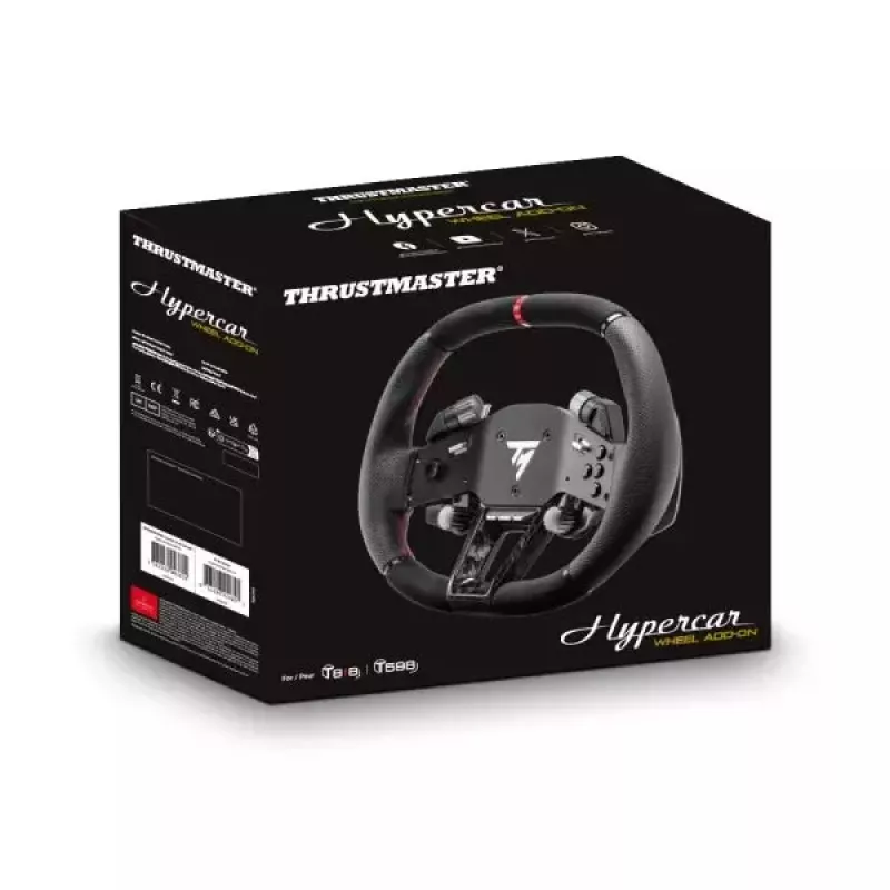 Thrustmaster Hypercar Wheel Add-On Black, Silver Steering wheel PC, PlayStation 4, PlayStation 5, Xbox, Xbox One