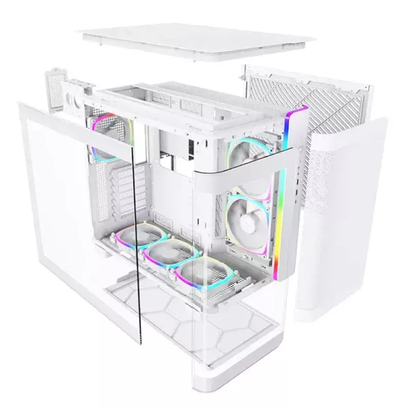 PC Case Montech KING 95 PRO Midi Tower White