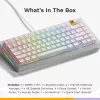Mechanical keyboard GLORIOUS GMMK 3 HE 75% Wired White US layout