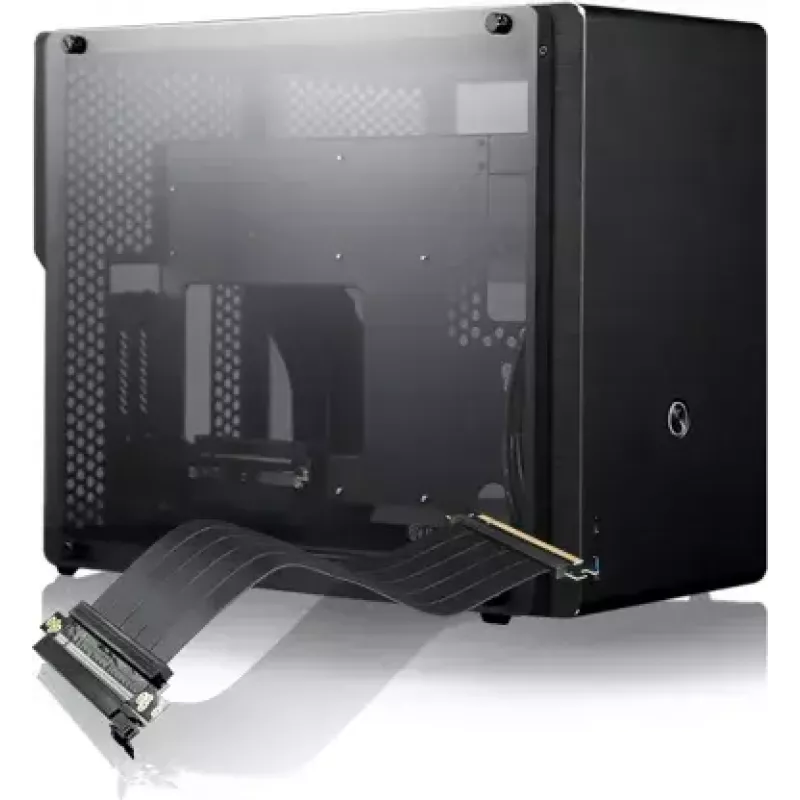 PC Case RAIJINTEK Ophion M Evo ALS Midi Tower Black, Transparent