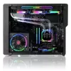 PC Case RAIJINTEK Ophion M Evo ALS Midi Tower Black, Transparent