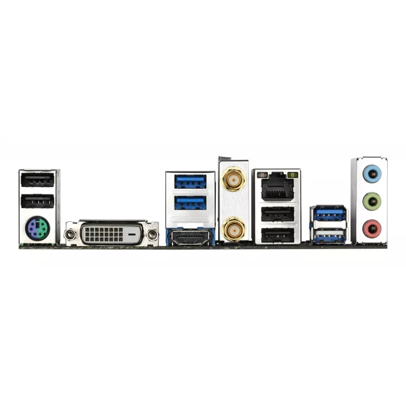 GIGABYTE B550M DS3H AC Motherboard - AMD Ryzen 5000 CPUs, 5+3 Phases VRM, up to 4733MHz DDR4, 1xPCIe 4.0 + 1xPCIe 3.0 M.2, Wi-Fi 5, 1GbE LAN, USB 3.2 Gen 1