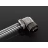 Bitspower BP-BSE90RML brass 90° rotary fitting for liquid PC cooling, G1/4 thread, black