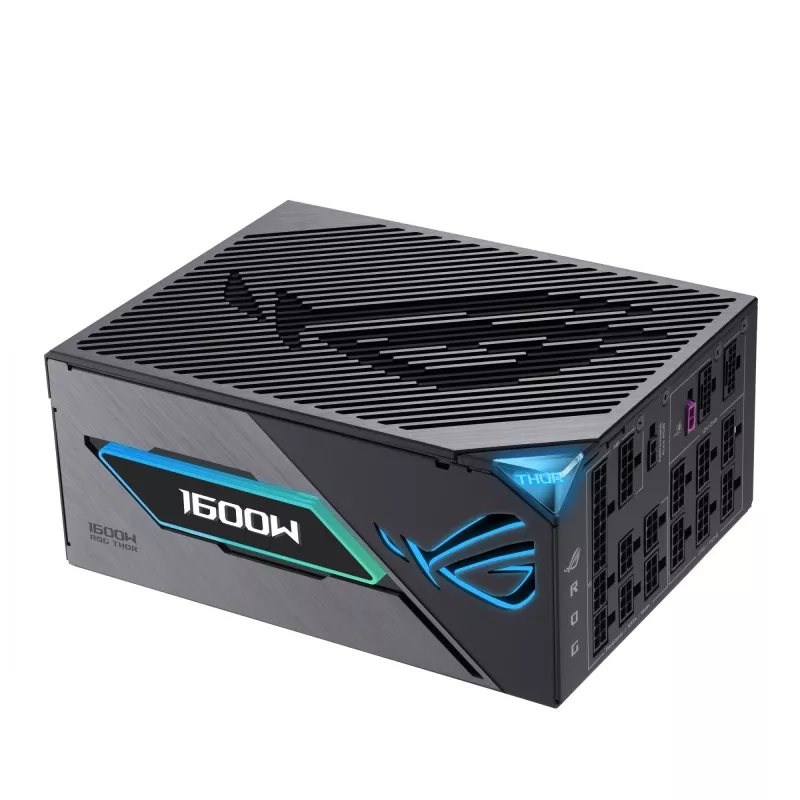 Power Supply Unit ASUS ROG THOR-1600T3-GAMING 1600 W, 80 PLUS Titanium, ATX 3.1, Fully-modular, OLED display
