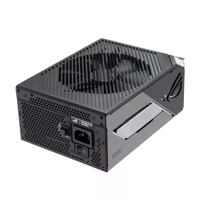 Power Supply Unit ASUS ROG THOR-1600T3-GAMING 1600 W, 80 PLUS Titanium, ATX 3.1, Fully-modular, OLED display