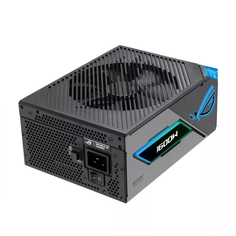 Power Supply Unit ASUS ROG THOR-1600T3-GAMING 1600 W, 80 PLUS Titanium, ATX 3.1, Fully-modular, OLED display