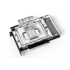 Water block + Backplate Alphacool 13456 Acrylic Aluminium Black Silver Transparent
