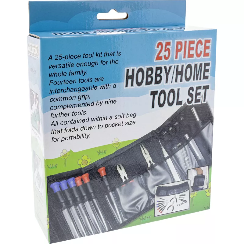 Home and Hobby Tool Set InLine 43012A 25 pieces