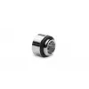 Fitting EK Water Blocks Brass Black Silver 7mm Height 1.65cm Diameter