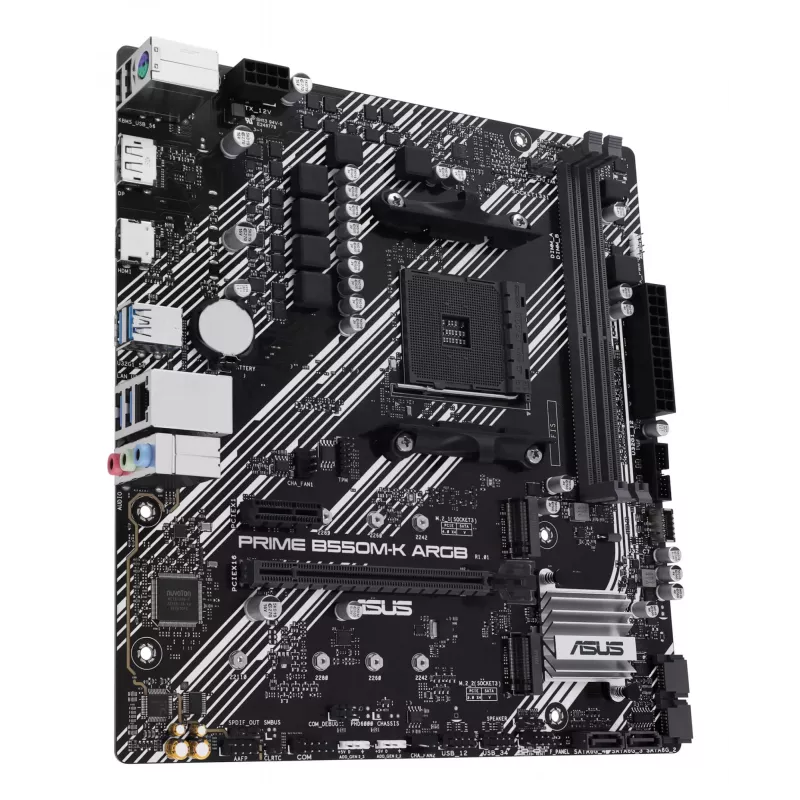 ASUS PRIME B550M-K ARGB AMD B550 Socket AM4 micro ATX