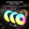 CORSAIR ArGB Fan - Rs ArGB Series 120 120mm Triple Pack