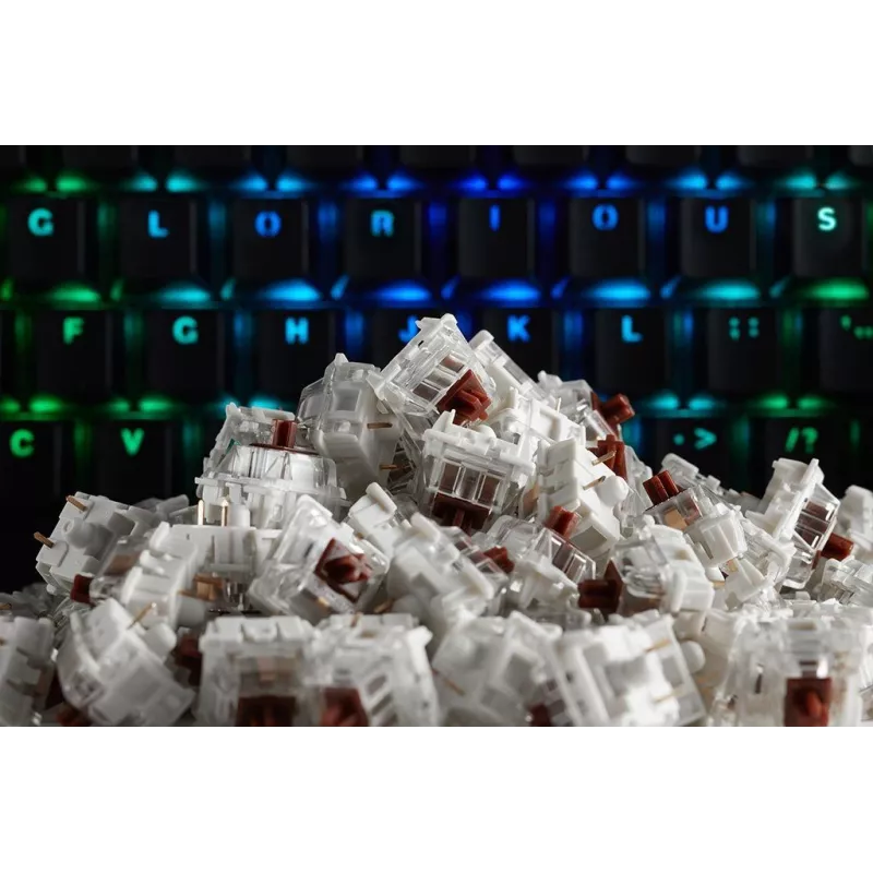 Glorious Gateron Brown Switches, 120 pcs