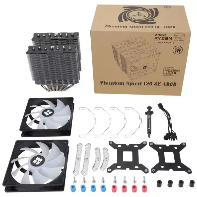 Air cooler Thermalright Phantom Spirit 120 SE ARGB 12 cm Black