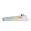 Glorious Gaming GMMK 3 PRO 75% Barebones Wired Silver - US, 75%, Wired, USB, RGB LED, Silver