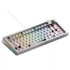 Glorious Gaming GMMK 3 PRO 75% Barebones Wired Silver - US, 75%, Wired, USB, RGB LED, Silver
