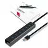 Axagon HUE-SA7BP 7x USB 3.0 ALU CHARGING hub BLACK incl. AC adapter