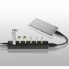 Axagon HUE-SA7BP 7x USB 3.0 ALU CHARGING hub BLACK incl. AC adapter