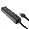 Axagon HUE-SA7BP 7x USB 3.0 ALU CHARGING hub BLACK incl. AC adapter
