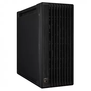 PC Case ASUS ProArt PA602 Wood Edition Midi Tower Black — EATX support, 45 cm GPU, 19 cm PSU/cooler, 8 HDD bays, USB-C