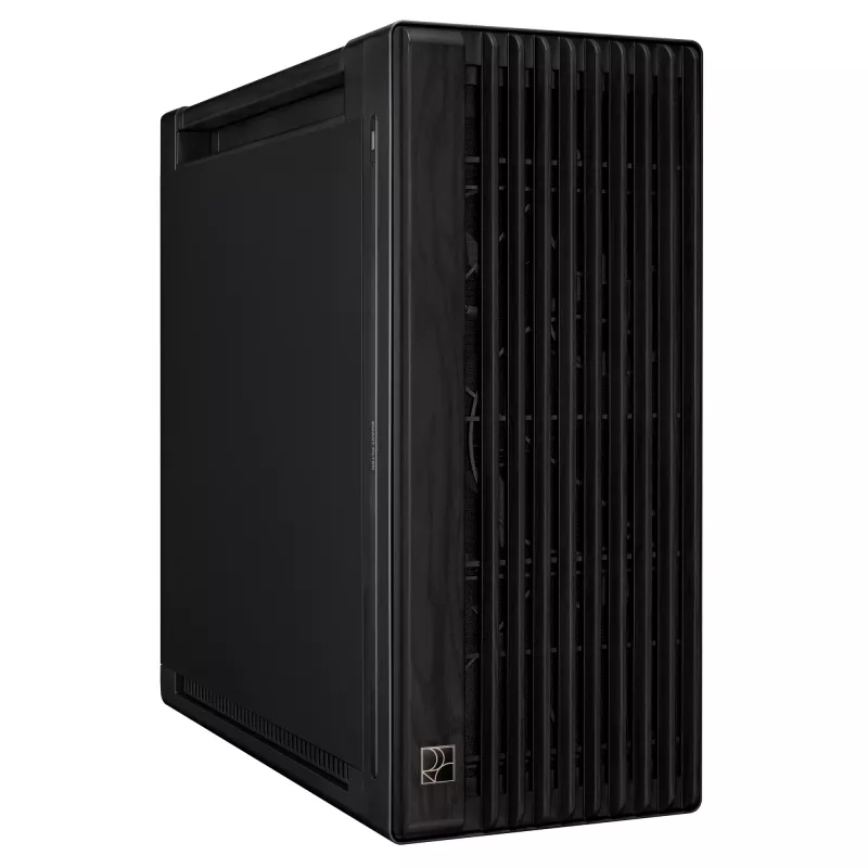 PC Case ASUS ProArt PA602 Wood Edition Midi Tower Black — EATX support, 45 cm GPU, 19 cm PSU/cooler, 8 HDD bays, USB-C