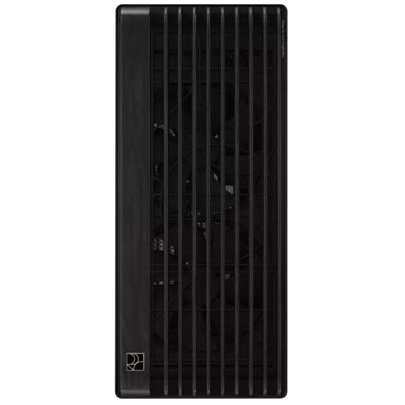 PC Case ASUS ProArt PA602 Wood Edition Midi Tower Black — EATX support, 45 cm GPU, 19 cm PSU/cooler, 8 HDD bays, USB-C