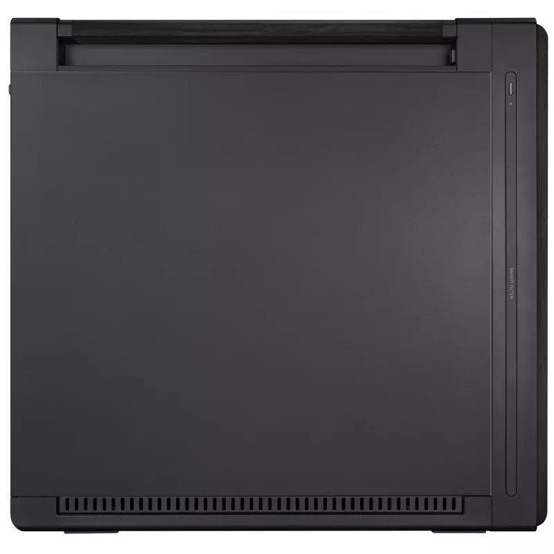 PC Case ASUS ProArt PA602 Wood Edition Midi Tower Black — EATX support, 45 cm GPU, 19 cm PSU/cooler, 8 HDD bays, USB-C