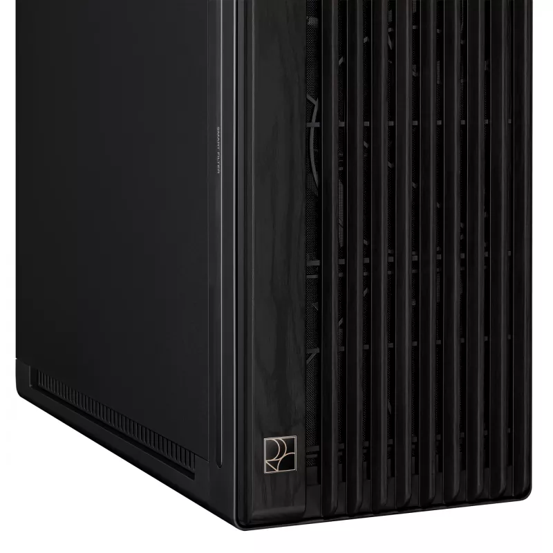 PC Case ASUS ProArt PA602 Wood Edition Midi Tower Black — EATX support, 45 cm GPU, 19 cm PSU/cooler, 8 HDD bays, USB-C