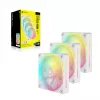 CORSAIR Icue Link Lx120 RGB 120mm Pwm Fans Starter Kit - White
