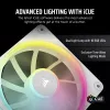 CORSAIR Icue Link Lx120 RGB 120mm Pwm Fans Starter Kit - White