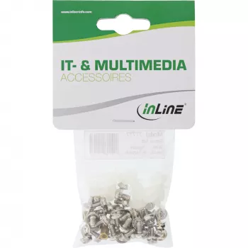 InLine IT / PC Multi Screw Set with Spacers 48 pcs., Metal, Plastic