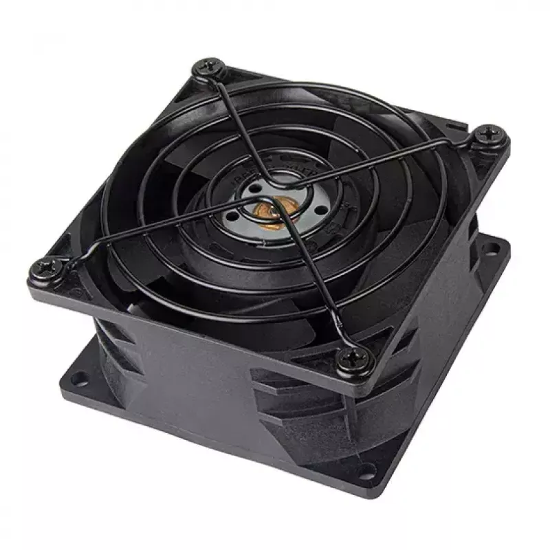 Fan Silverstone FHS 80X 8 cm Black 83.66 cfm 50.77 mmH2O