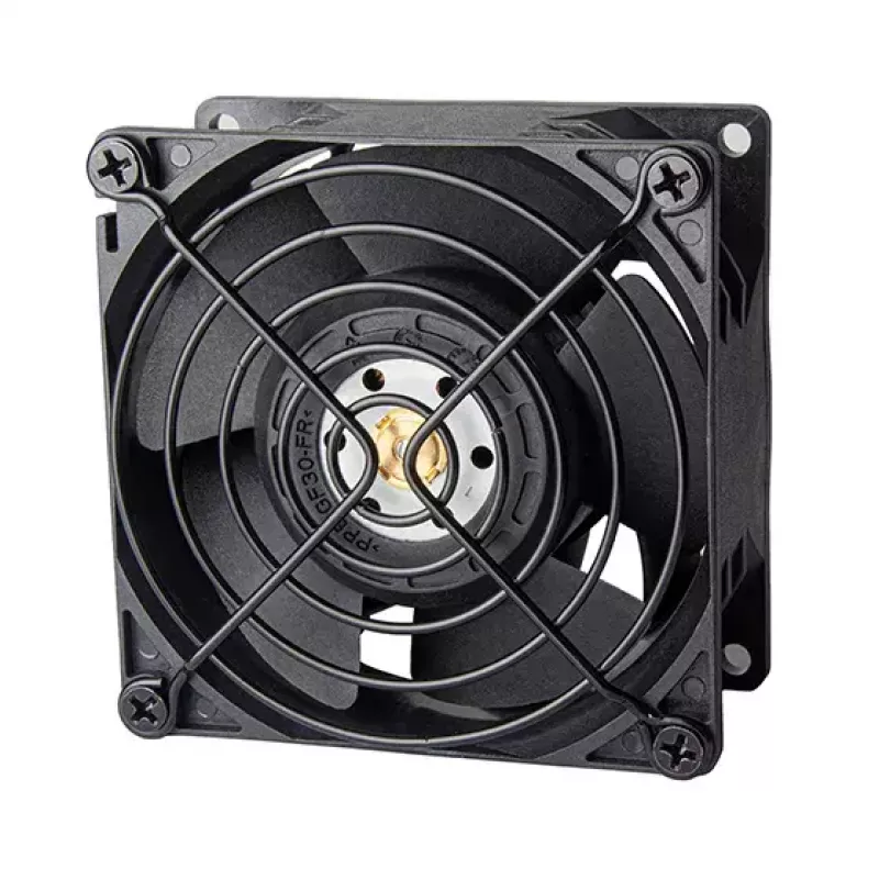 Fan Silverstone FHS 80X 8 cm Black 83.66 cfm 50.77 mmH2O