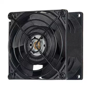 Fan Silverstone FHS 80X 8 cm Black 83.66 cfm 50.77 mmH2O