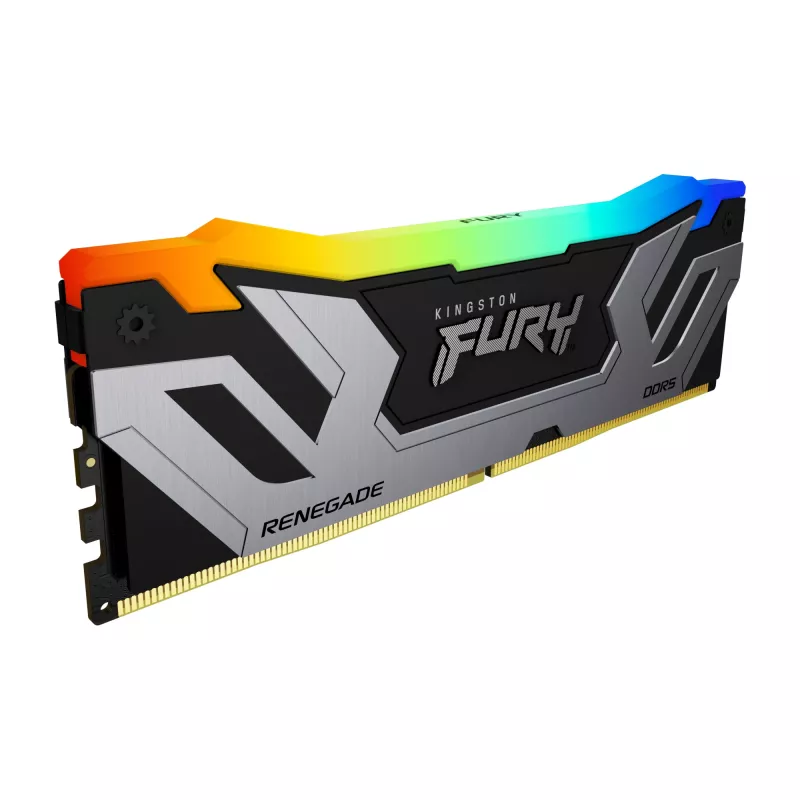 Kingston Technology FURY 48GB 8400MT/s DDR5 CL40 CUDIMM (Kit of 2) Renegade RGB Silver XMP