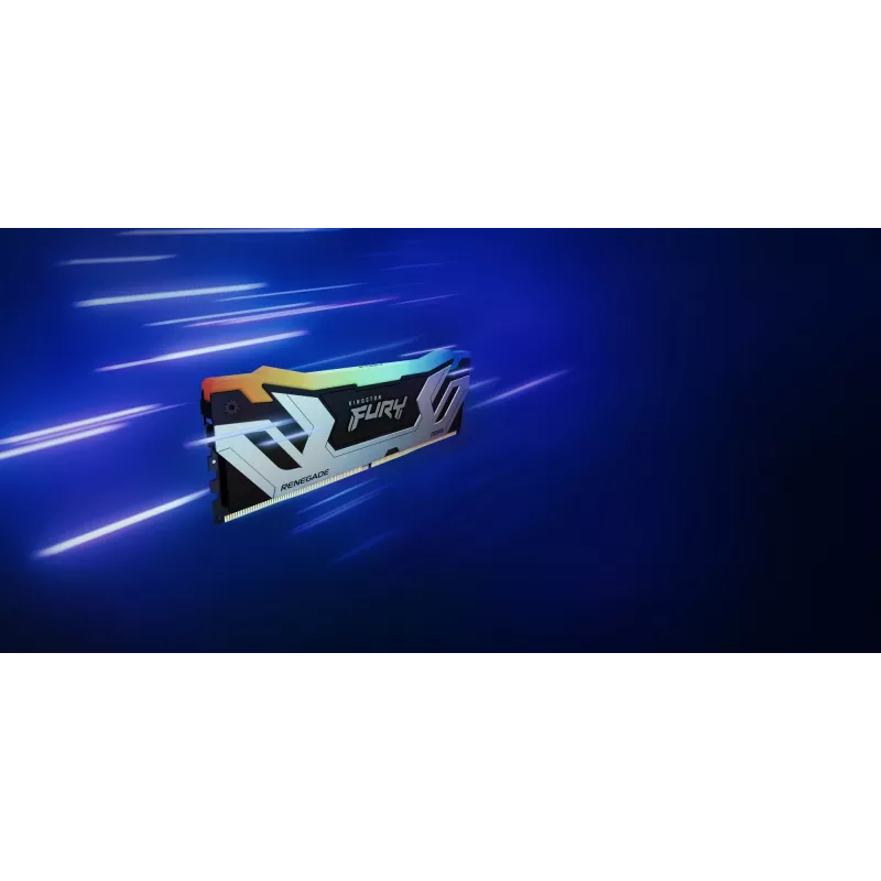 Kingston Technology FURY 48GB 8400MT/s DDR5 CL40 CUDIMM (Kit of 2) Renegade RGB Silver XMP