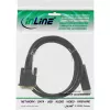 InLine DisplayPort to DVI converter cable, black, 1m, 1 m, DVI-D, DisplayPort, Male, Male, Black