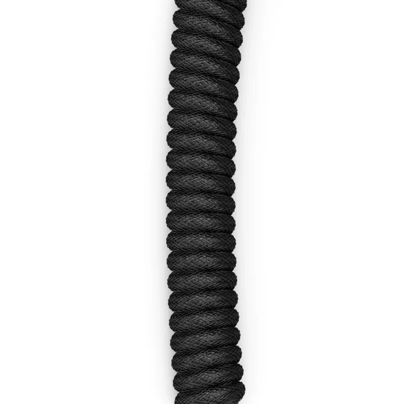Glorious Gaming Glorious GMMK Coiled Cable Phantom Black, Black, 1.4 m, 1 pc(s), Glorious Gaming, USB Type-A, USB Type-C, Aviator