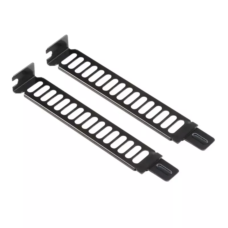 Akasa AK-MX302 Vented PCI Slot Cover 2-Pack - Black Steel