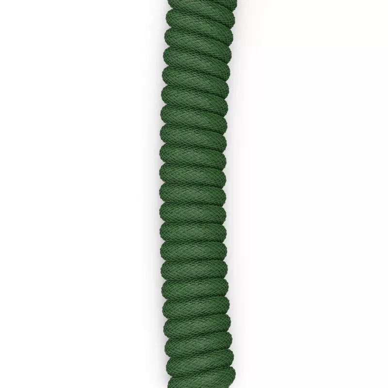 Glorious Gaming Glorious GMMK Coiled Cable Forest Rain, Green, 1.4 m, 1 pc(s), Glorious Gaming, USB Type-A, USB Type-C, Aviator