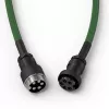 Glorious Gaming Glorious GMMK Coiled Cable Forest Rain, Green, 1.4 m, 1 pc(s), Glorious Gaming, USB Type-A, USB Type-C, Aviator