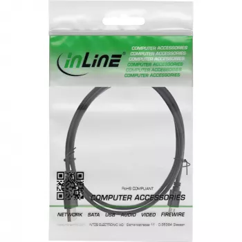 InLine Micro USB 2.0 Cable USB Type A male / Micro-B male, black, 1.5m