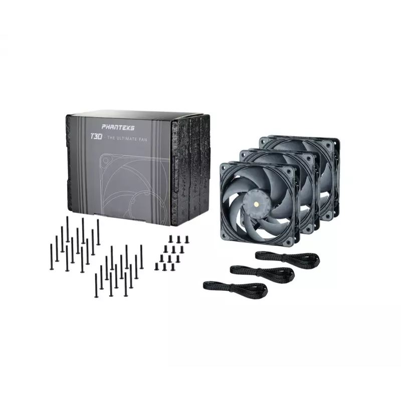Fan Phanteks PH-F120T30 120 mm Computer case Fan Grey 3 pc(s)
