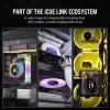 Fan Corsair iCUE LINK RX120 RGB 12 cm 400-2100 RPM Magnetic Bearing