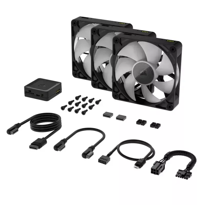 Fan Corsair iCUE LINK RX120 RGB 12 cm 400-2100 RPM Magnetic Bearing
