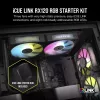 Fan Corsair iCUE LINK RX120 RGB 12 cm 400-2100 RPM Magnetic Bearing