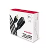 Axagon ADR-215 USB 2.0 A-M -> A-F active extension/repeater cable 15m