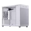 PC case ASUS AP201 PRIME CASE TG WHITE Mini Tower — micro ATX, tempered glass, 3×3.5 inch bays, 1×2.5 inch, USB-A×2, USB-C×1