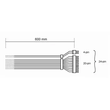 Cable be quiet! CB-6620 0.61 m