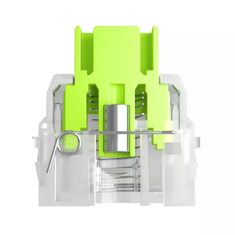 Keyboard switches GLORIOUS Raptor HE — 36 pieces, polycarbonate, light green translucent, for GMMK 3 HE